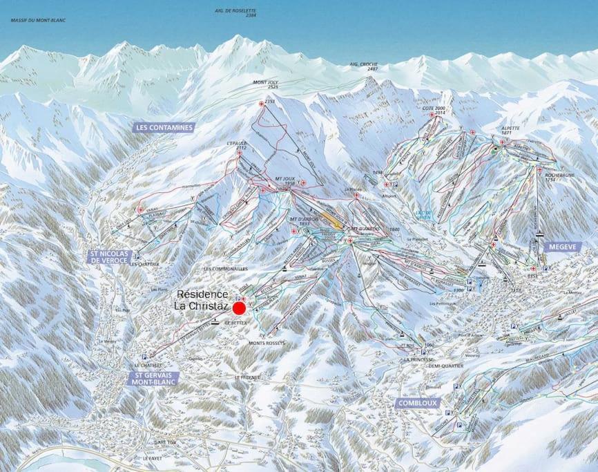 Studio Bettex 4P- Vue Mont-Blanc Saint-Gervais-les-Bains Exterior photo